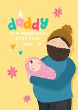 Daddy from daughter, Father’s Day card created by Sophie Larsson