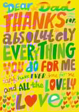 DEAR DAD / FATHER'S DAY created by Dave Sutton