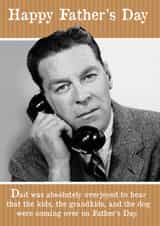 Dad Overjoyed created by Liverpool Card Studio