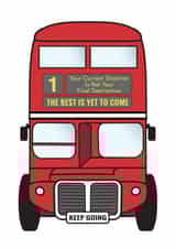 Keep Going Card - Positive Vibes For Student Card created by Of Life & Lemons Ltd.