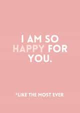 I am so happy for you. created by Tash Adele Studios