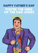Fun Father's Day Card - Peter Kay - King Of Dad Jokes created by Foggish
