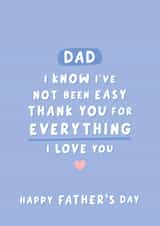 Heartfelt Father's Day Card - Difficult Child created by Fliss Muir