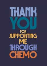 Unisex Thank You Card - Support through chemo created by Rebecca Prinn