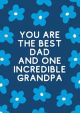 Cute Father's Day Card - Incredible Grandpa created by Sundiva Designs