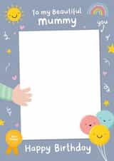 Heartfelt Birthday Card - Drawing of Mummy - From The Kids created by Macie Dot Doodles