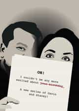 Funny Birthday Card - Gavin and Stacey - Excited For New Season created by Quinton cards