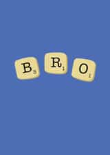 Fun Birthday Card - For Brother - Scrabble created by @Laura Lonsdale Designs