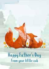 Cute Father's Day Card - From Your Little Cub - From The Kids created by Helen Taylor Photography & Design