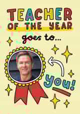 Personalised Thank You Photo Card created by Josie Gledhill - Cute Thank You Photo Card - For Teacher