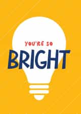 Bright Exam Congratulations Card - Exams - Well Done - Clever, Smart created by Bev O'Connor || @oconnordesign
