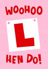 Funny Hen Do Card - Learner - Engagement created by Lucy Maggie Designs