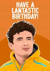 Lando Norris - Funny Birthday Card - Formula 1 created by Pink + Pip