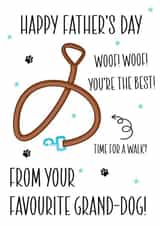 Cute Father's Day Card - For A Dog Grandad - From The Dog created by PMPrinted