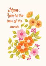 Beautiful Mother's Day Card for Mum - Bouquet - You're the Best of the Bunch created by Anthea Designs by Priyadarshini