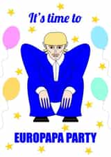 EUROPAPA PARTY - Fun Eurovision themed party card created by Anastazia