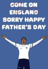Funny Father’s Day Card - Euros - Come On England - Football created by Doublea