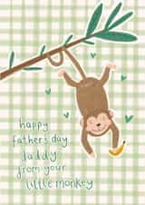 Cute Father's Day Card - Cheeky Little Monkey - From The Kids created by Charley Muttitt