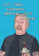 Funny Birthday Card - Metallica - James Hetfield created by CherryPick'd