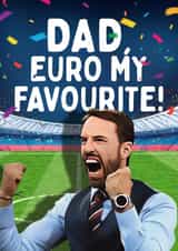 Funny Fathers Day Card - Gareth Southgate - Euros Football created by Mrs Best Paper Co.