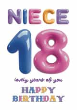 Fun Birthday Card - For Niece - 18th created by Choo Choo