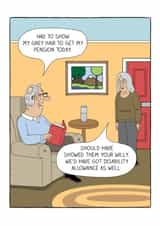 Cheeky Birthday Card - For Him - Show Them Your Willy created by Liverpool Card Studio