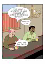 Funny Birthday Card - Getting Older - Hearing Aid Troubles created by Liverpool Card Studio