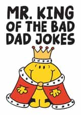Funny Father's Day Card - Mr Men - For The Dad Who Loves Bad Jokes created by Mr. Men