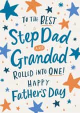 Cute Father's Day Card - Stepdad and Grandad created by Dotty Black