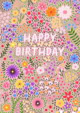 Pretty Birthday Card - For Her - Floral Pink created by Pear Tree Press