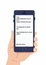 Baby Reindeer Birthday Card, Stalker, Funny Birthday Card, Iphon, Speshl Day created by Stephanie Birch-Foster