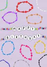 Taylor Swift friendship bracelet birthday card created by Shannon Ford