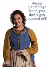 BBC Ghosts Inspired Mary Sucked Off Card created by Pier 34 Interiors