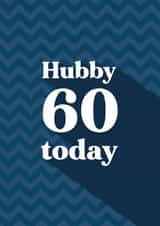 Classic Birthday Card - For Husband - 60 Today created by Quinton cards