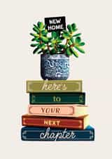 Pretty and Arty New Home Card - To Your Next Chapter! created by Folio | Ian Owen