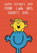 Cute Father's Day Card - Mr.Men - From Little Miss Daddy's Girl created by Mr. Men