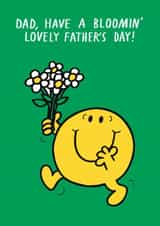 Cute Father's Day Card - Mr. Men - Have A Bloomin' Lovely Father's Day! created by Mr. Men
