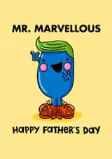 Cute Father's Day Card - Mr. Marvellous - Mr Men created by Mr. Men