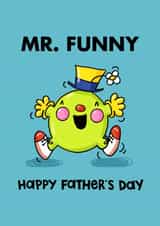 Funny Father's Day Card - Mr. Funny - Mr Men created by Mr. Men