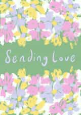 Sending Love Sympathy Card created by Helen Ridley Illustration