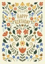 Pretty Birthday Card - Botanical - For Her created by Kirsty Miller
