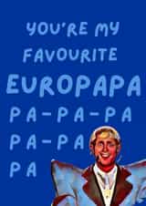 Cute card to celebrate the Eurovision loving father in your life. created by Young Fogey