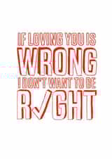 Loving and cute card for significant other - Love you - Big Type - Bold created by Paul McDermid