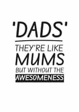 Funny and cheeky card - for your Dad on Fathers Day created by Paul McDermid