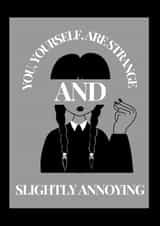 Gothic rude greetings card created by AJAX