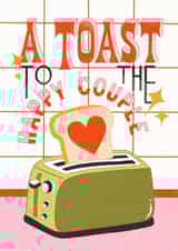 Cute Wedding Card - Toast to the Happy Couple created by By Emelie P