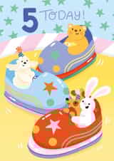 Cute Birthday Card - 5th - For Him and For Her created by Ricicle Cards