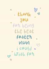 Heartfelt Thank You Card - The Best Foster Mum created by Rebecca Prinn
