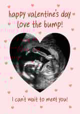 Personalised Valentines Day Photo Card created by @hollielonglanddesigns - Cute Valentines Photo Card - From The Bump