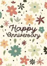 Cute Anniversary Card - Digital Floral created by Lots of Love, Hannah 